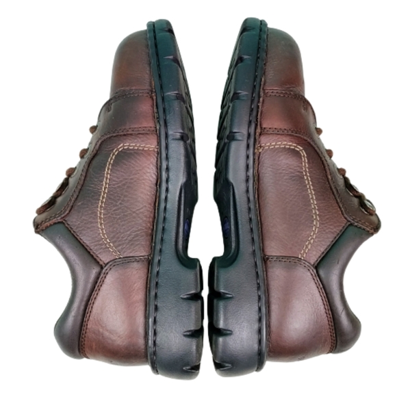 Wolverine steel toe Durashock leather work shoes, women's size 7M, brown - Picture 6 of 8